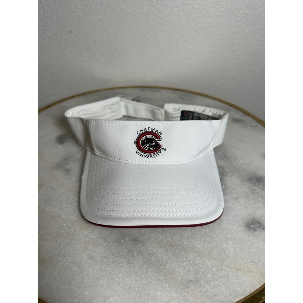 The Game Chapman University Panthers Visor White Adjustable